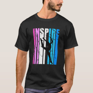 Rhythmic Gymnastics Inspire Baton Twirling Girls W T-Shirt