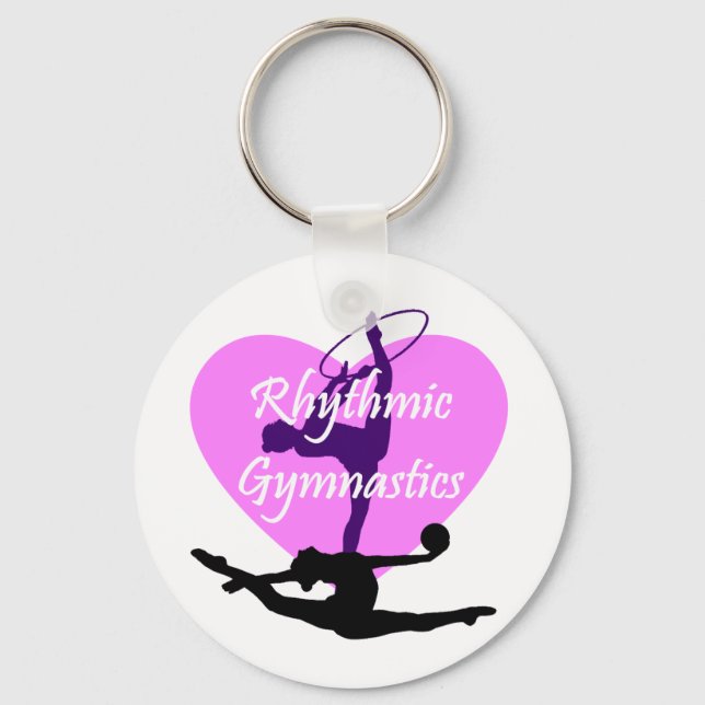 Rhythmic Gymnastics Key Ring (Front)