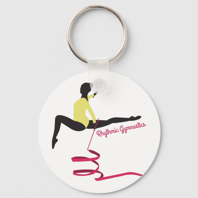 Rhythmic Gymnastics Key Ring (Front)