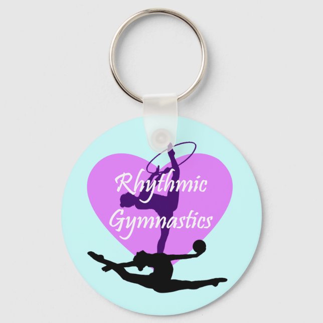 Rhythmic Gymnastics Key Ring (Front)