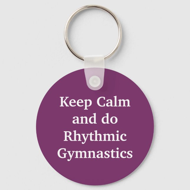 Rhythmic Gymnastics keychain gifts and accessories (Front)