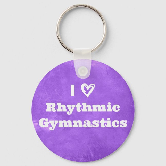 Rhythmic Gymnastics keychain gifts and accessories (Front)