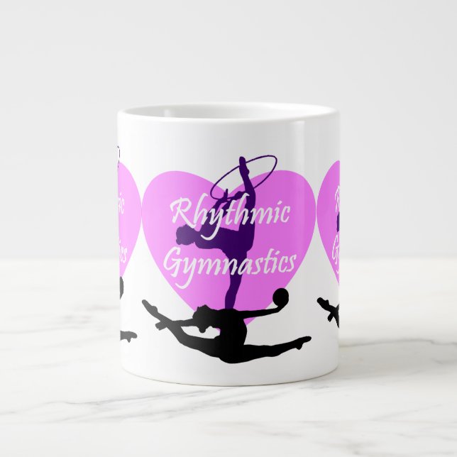 Rhythmic Gymnastics Large Coffee Mug (Front)