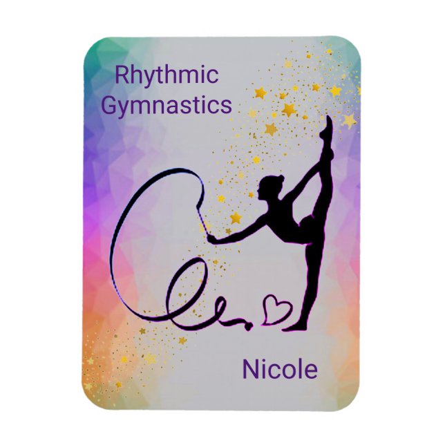 Rhythmic Gymnastics Magnet (Vertical)