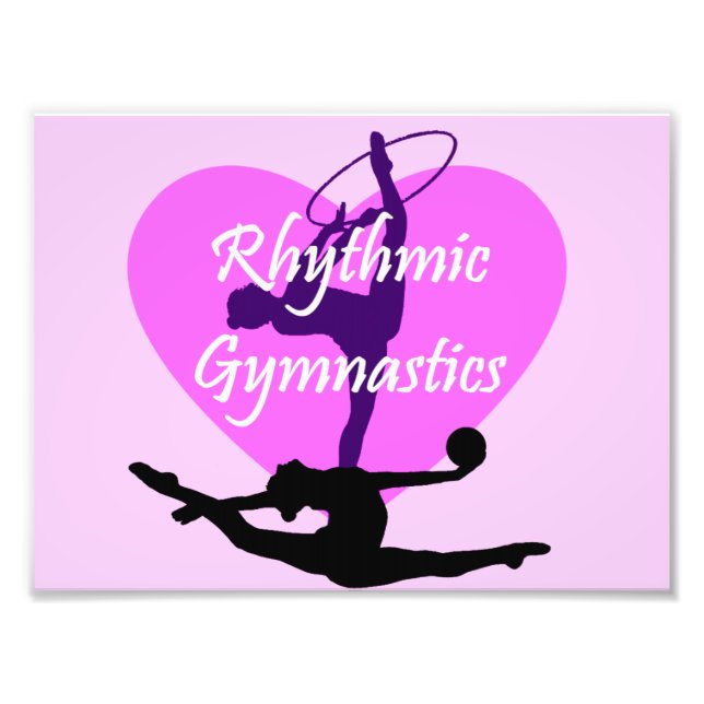 Rhythmic Gymnastics Photo Print (Front)