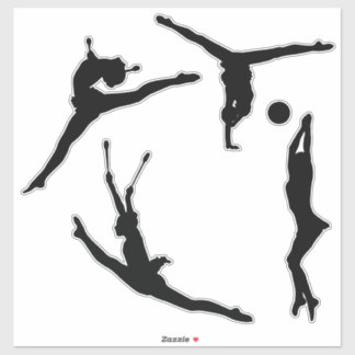 Rhythmic Gymnastics Silhouette