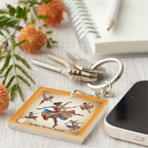 "Rhythmic Soul Expression" Key Ring