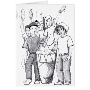 Rhythms Drum Dancing People