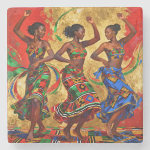 Rhythms in Colour – Black History Celebration Stone Coaster