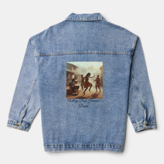 Rhythms of Abundance: Post-Harvest Joy Denim Jacket