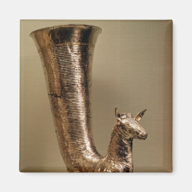 Rhyton in the form of an ibex, from Iran Magnet (Front)