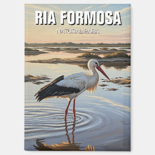 Ria Formosa Natural Park Portugal Travel Magnet