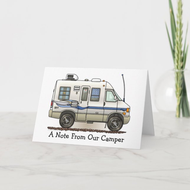 Rialta Winnebago Camper RV M Card (Front)