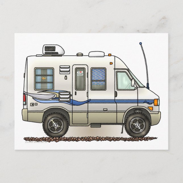 Rialta Winnebago Camper RV Postcard (Front)