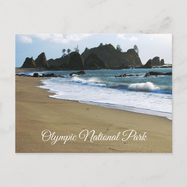 Rialto Beach, Olympic National Park, Washington Postcard (Front)
