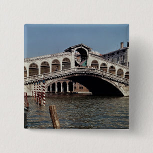 Rialto Bridge, begun 1588 15 Cm Square Badge