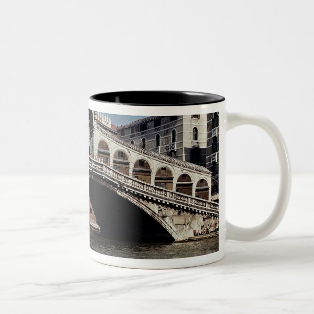 Rialto Bridge, begun 1588 Two-Tone Coffee Mug (Right)