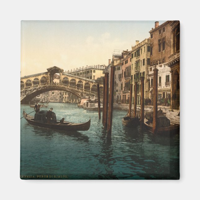 Rialto Bridge I, Venice, Italy Magnet (Front)