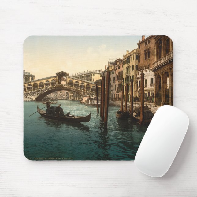 Rialto Bridge I, Venice, Italy Mouse Pad (With Mouse)
