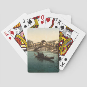 Rialto Bridge I, Venice, Italy Playing Cards