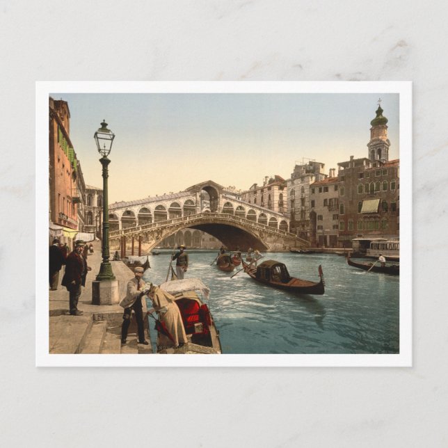 Rialto Bridge II, Venice, Italy Postcard (Front)