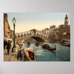 Rialto Bridge II, Venice, Italy Poster