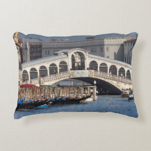 Rialto Bridge Venice Italy Decorative Cushion