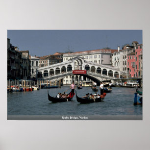 Rialto Bridge, Venice Poster