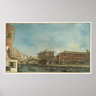 Rialto Bridge with Palazzo dei Camerlenghi Poster
