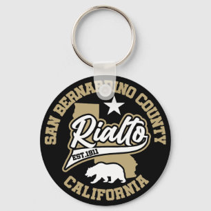 Rialto,California Key Ring