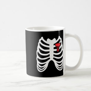 Rib Cage Funny Badminton Player T Shirt Gift  Coffee Mug