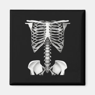 Rib Cage Halloween Costume Gifts For Men Women Kid Magnet