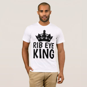RIB EYE KING Men's Funny T-shirts
