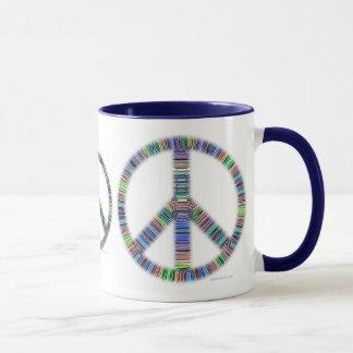 Ribbed Peace Trio Mug