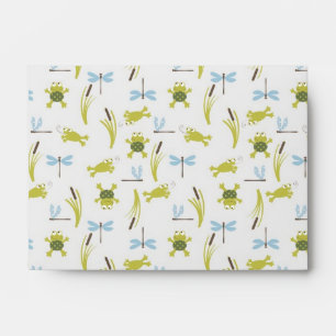 Ribbit Frog and Dragonfly Envelope