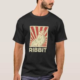 Ribbit Frog Noise u2013 Funny Retro Amphibian T-Shirt