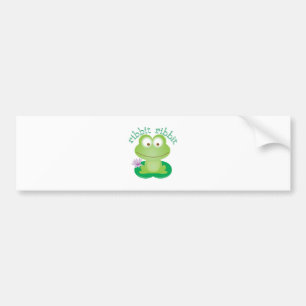 Ribbit Ribbit Bumper Sticker