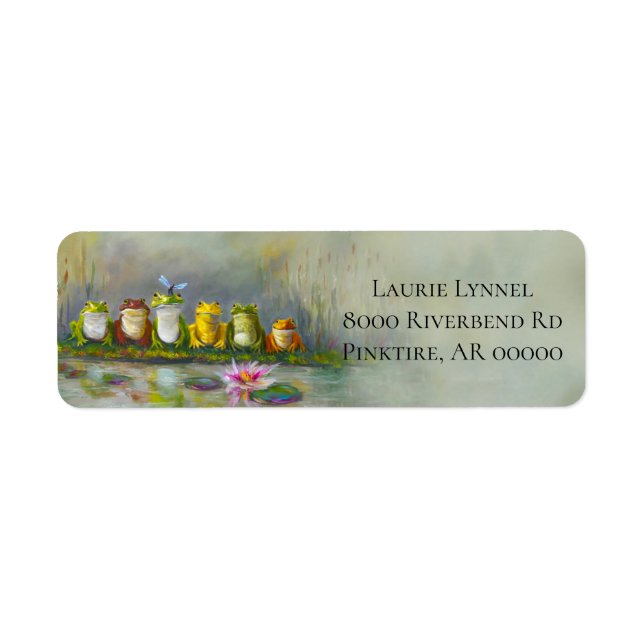 Ribbit River Return Address Label (Front)