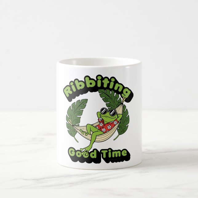 Ribbiting Good Time Coffee Mug (Center)