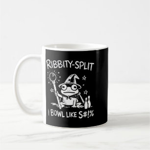 Ribbity Split I Bowl Like S Sarcastic Wizard Frog Coffee Mug