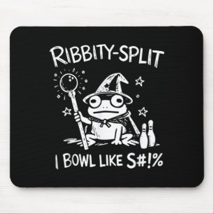 Ribbity Split I Bowl Like S Sarcastic Wizard Frog Mouse Pad