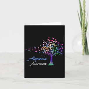 Ribbon Alopecia Awareness  Card