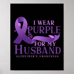 Ribbon Alzheimerheimer Fighter Husband Heimers Awa Poster