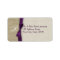 Ribbon and Burlap Purple