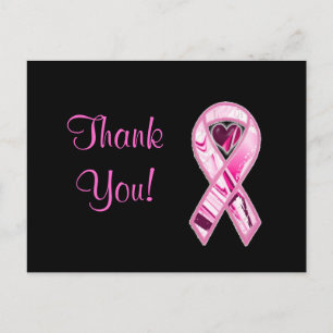 Ribbon and Heart Postcard