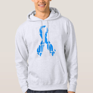 Ribbon Autism I Wear Blue For My Grandson Autism A Hoodie