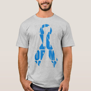 Ribbon Autism I Wear Blue For My Grandson Autism A T-Shirt