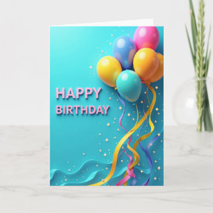 Ribbon Birthday Card
