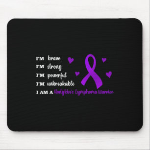 Ribbon Blue Hydrocephalus Warrior Cancer Awareness Mouse Pad