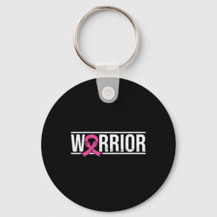 Ribbon Breast Cancer Awareness Warrior Fighter Sur Key Ring